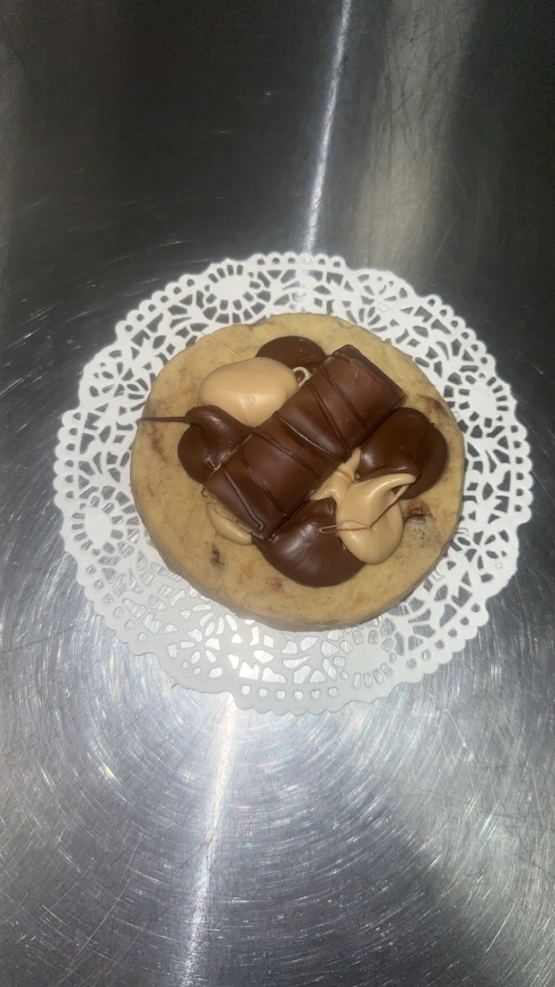 Cookie maison Kinder & caramel